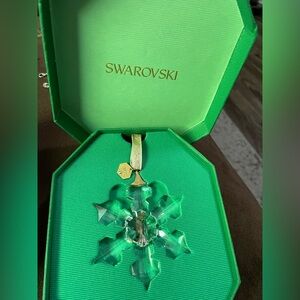 2022 Swarovski snowflake crystal ornament.